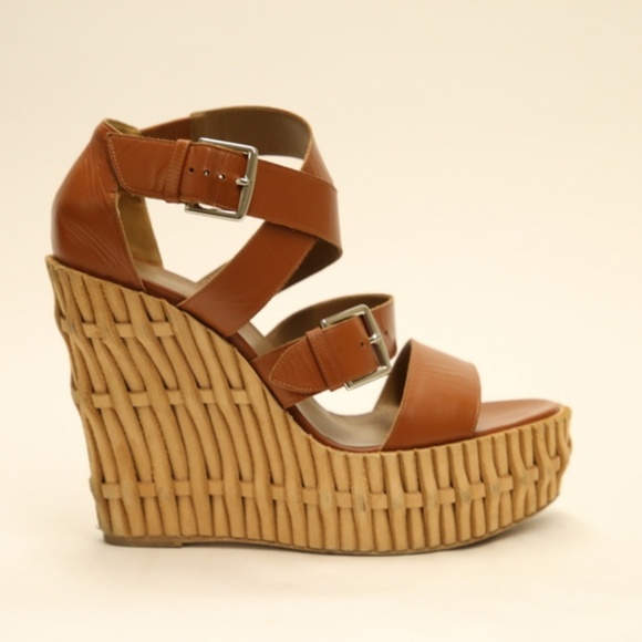 Hermes Celeste Wedge Sandal - Picture 2 of 8